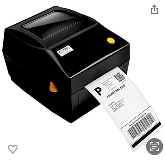 MFLABEL Label Printer 4x6 Thermal Printer Commercial Direct Thermal High. Black
